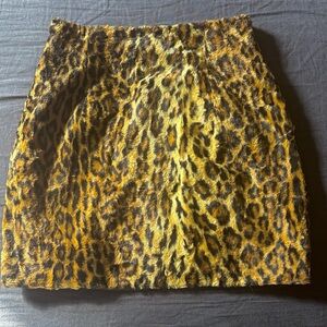 Vintage Leopard Print Mini Skirt - Bergdorf Goodman